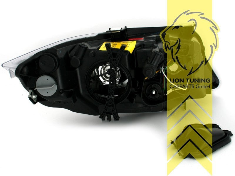LTG DEPO LED Headlights BMW E90 Sedan E91 Touring 05+ Black LHD RHD Universal