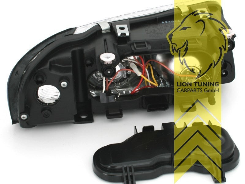 LTG Pair DEPO Halogen Headlights Audi A3 8L Facelift chrome Facelift 00-03 LHD