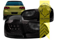 LT Set VW GOLF MK6 MK 6 08-12 1K LED REAR LIGHTS LAMPS TAIL BLACK LHD GTI