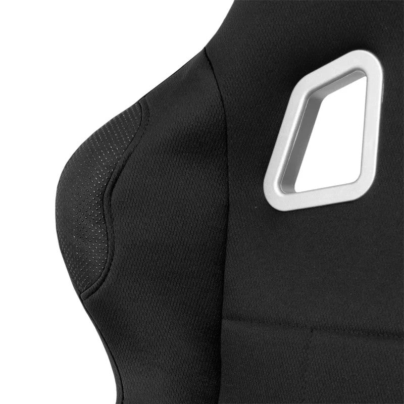 ATST x1 Fixed Back Drift Track Bucket Seat Black Car Van Bus Sim + slides