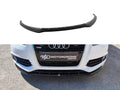 Motordrome Front Bumper Splitter  Audi A3 S-Line 8P Facelift 08-12 Black Gloss