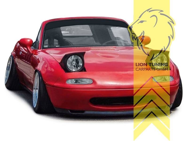 LTG Halogen Aftermarket Headlights Mazda MX5 MK1 1 Miata NA white chrome 90-98