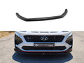Motordrome Front Splitter Diffuser Hyundai Kona Ν N-Line Mk1 Facelif Gloss Black