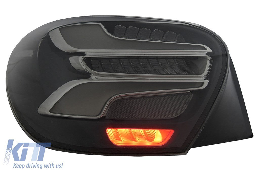 KT Pair LED Rear Lights Merc A-Class W176 13-08.15 Smoke Facelift AMG Style LHD