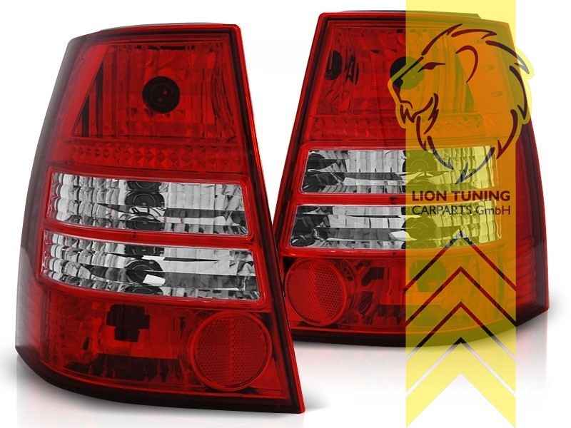LTG Pair Halogen Rear Lights Tail Lamps VW Bora Golf 4 1J5 1J6 Variant red LHD