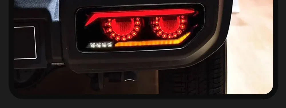 TYPY Pair Suzuki Jimny 2018-2024 Dynamic Rear Lights Tail Lamps black LHD