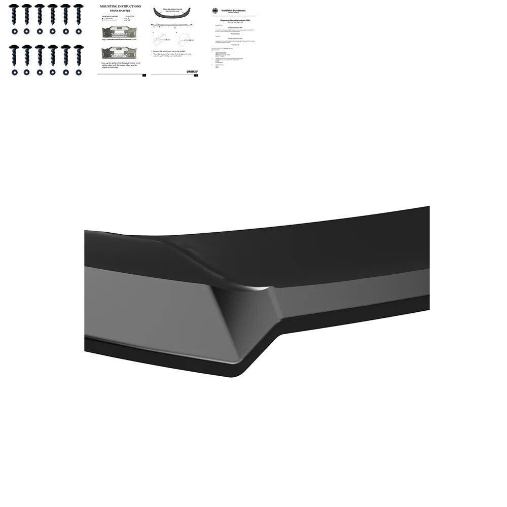 OW Front Bumper Splitter CUPRA Formentor MK1 Facelift 20-24 ABS Gloss Black