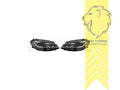 LT Pair LED DRL Lightbar Headlights VW Golf 7 5G1 12-17 sedan Variant black LHD