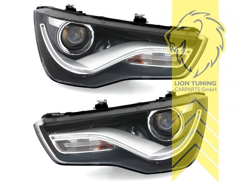 LTG DEPO LED DRL Halo Headlights Audi A1 8X 8X1 8XA 10-15 Sportback 03-08 LHD