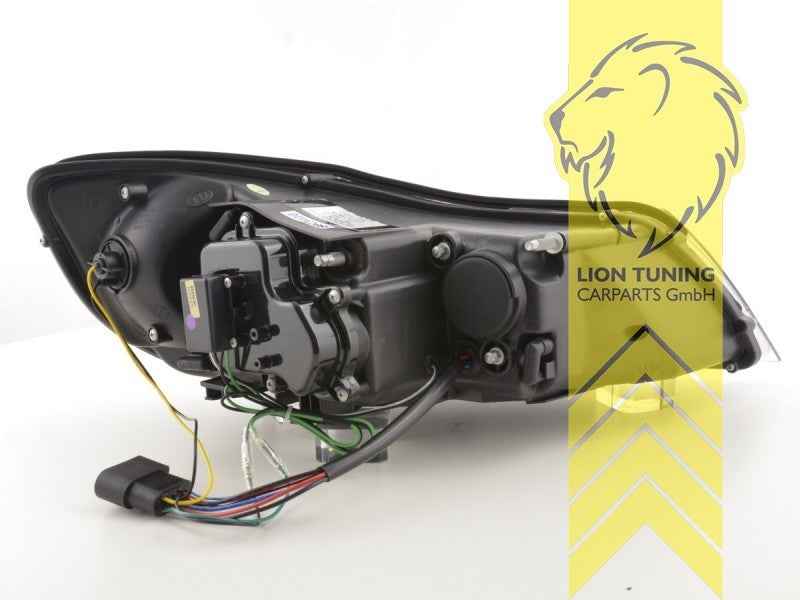 LTG Pair LED DRL Headlights Skoda Octavia 2 1Z Facelift 1Z3 1Z5 09-13 LHD