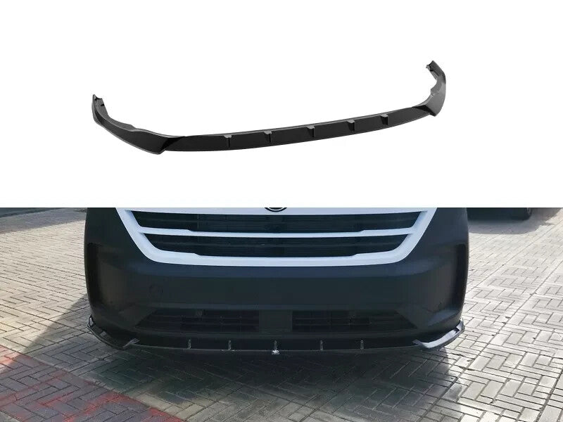Motordrome Design Front Bumper Lower Splitter Skoda VW Transporter T7 V2 Black G