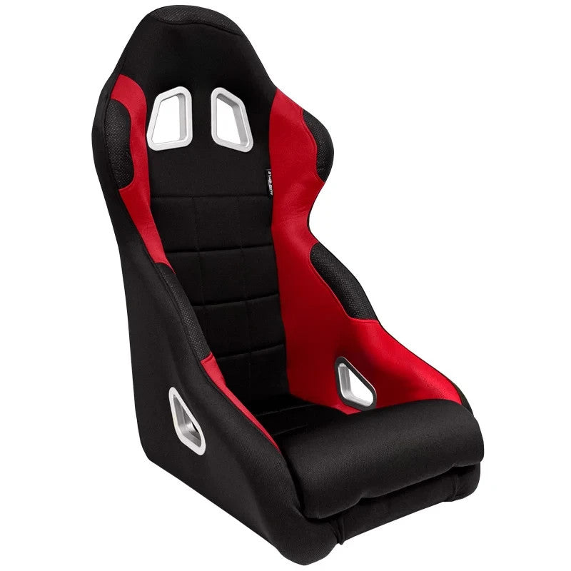 ATST x1 Fixed Back Drift Track Bucket Seat Black Red Car Van Bus Sim + slides