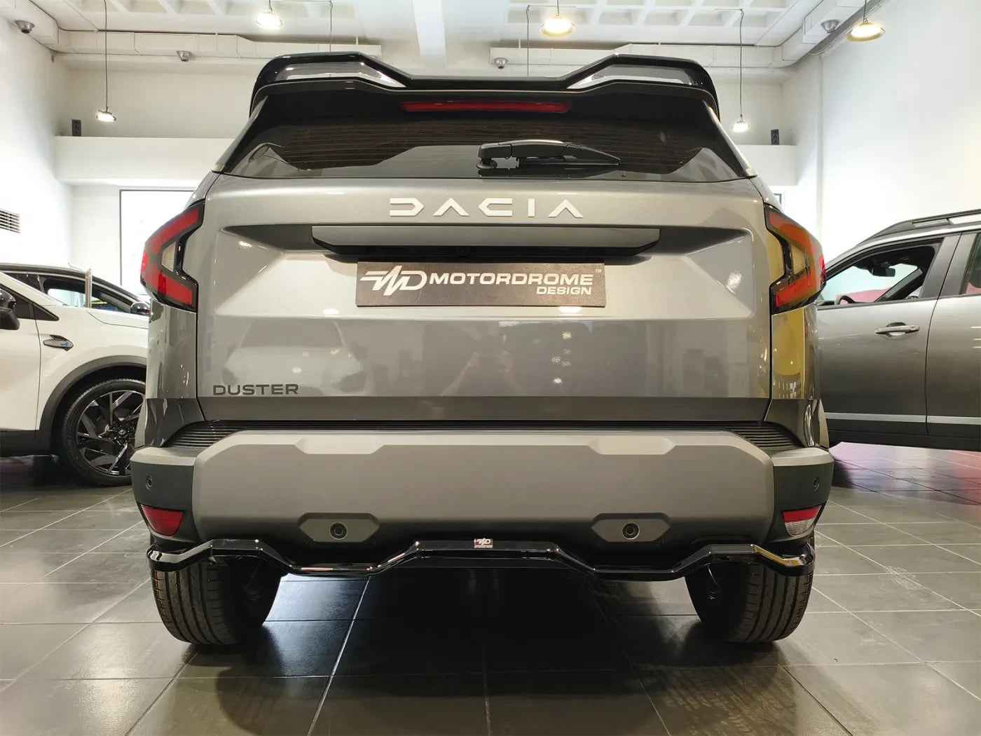 MTD Rear Bumper Splitter Diffuser Dacia Duster 3 Mk3 Gloss Black