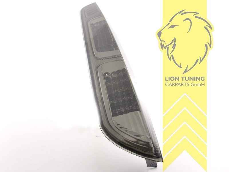 LTG Pair LED Rear Lights Tail Lamps Ford Focus 2 DA hatchb 04-08 black smoke LHD