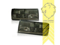 LTG Pair Rear Lights Tail Lamps Taillights BMW E30 82-90 black LHD EXPORT ONLY