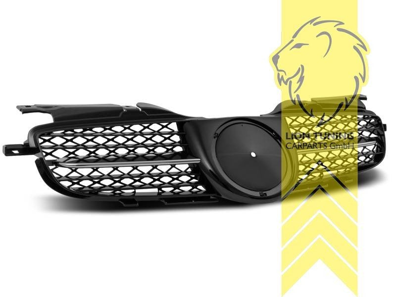 LTG radiator bumper grille Mercedes SLK R170 96-04 chrome black ABS