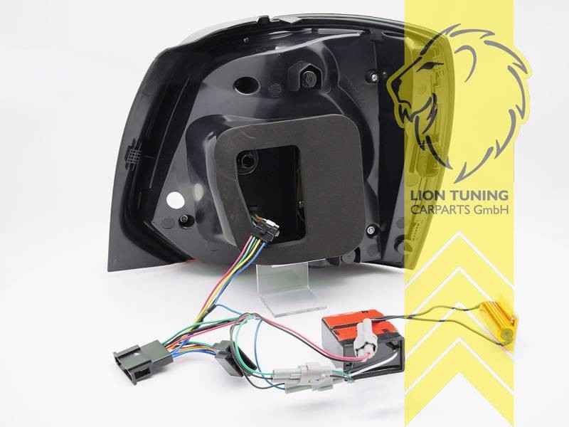 LTG Pair LED Dynamic Rear Lights Tail Lamps VW Polo 6R 6C 09-17 smoke LHD