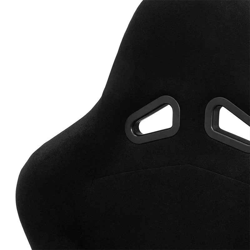 ATST x1 Universal Budget Fixed Back Bucket Seat Black Fabric Drift Track Rally