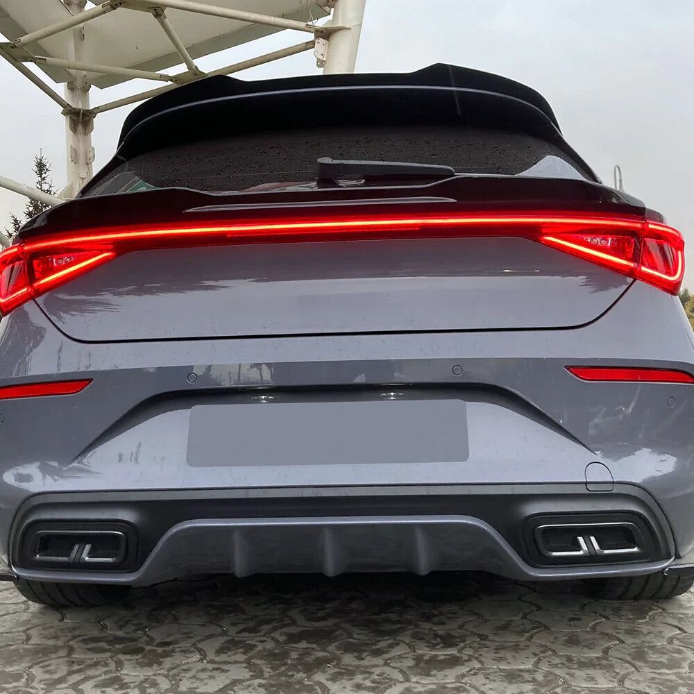 OW Rear Trunk Boot Hatch Wing Spoiler CUPRA Leon 2020+ TUV ABS Gloss Black