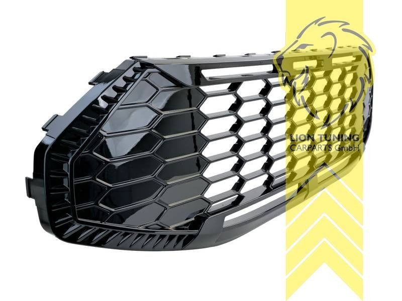 LTG Sport grille radiator grille Ford Tourneo Transit Custom 2 glossy black 23+