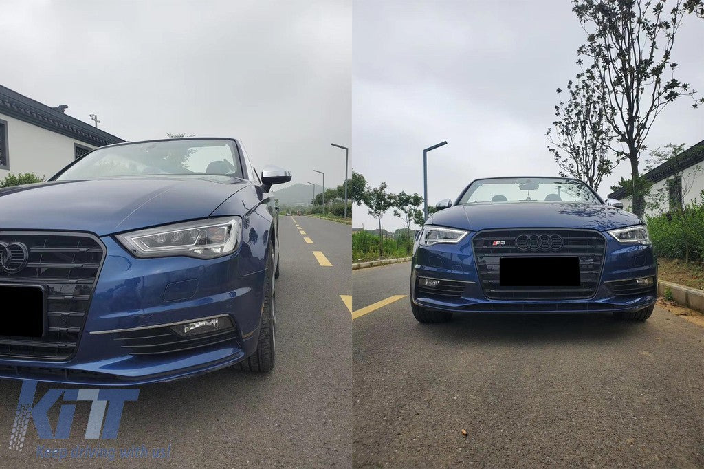 KT LUXE Pair Full LED DRL Seq Dyna Headlights Audi A3 8V Pre-Facelift 13-16 LHD