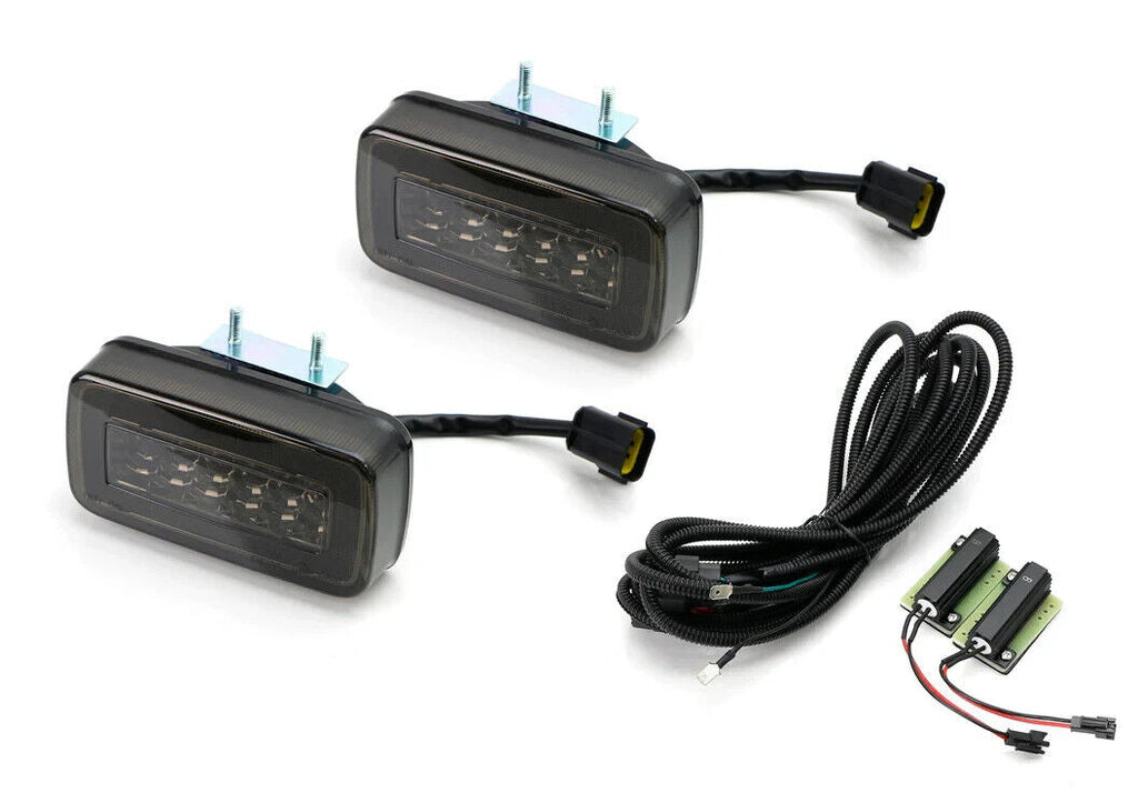 LED Rear Lights Smoked Rear Foglight, Backup Reverse Lamps Mercedes W463 G-Class