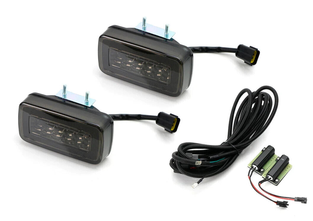 LED Rear Lights Smoked Rear Foglight, Backup Reverse Lamps Mercedes W463 G-Class