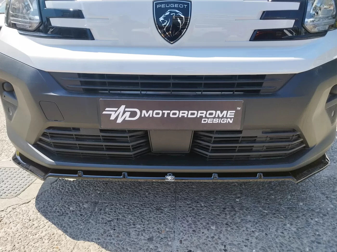 Motordrome Front Splitter Citroen Berlingo / Peugeot Partner L2 Mk3 Facelift