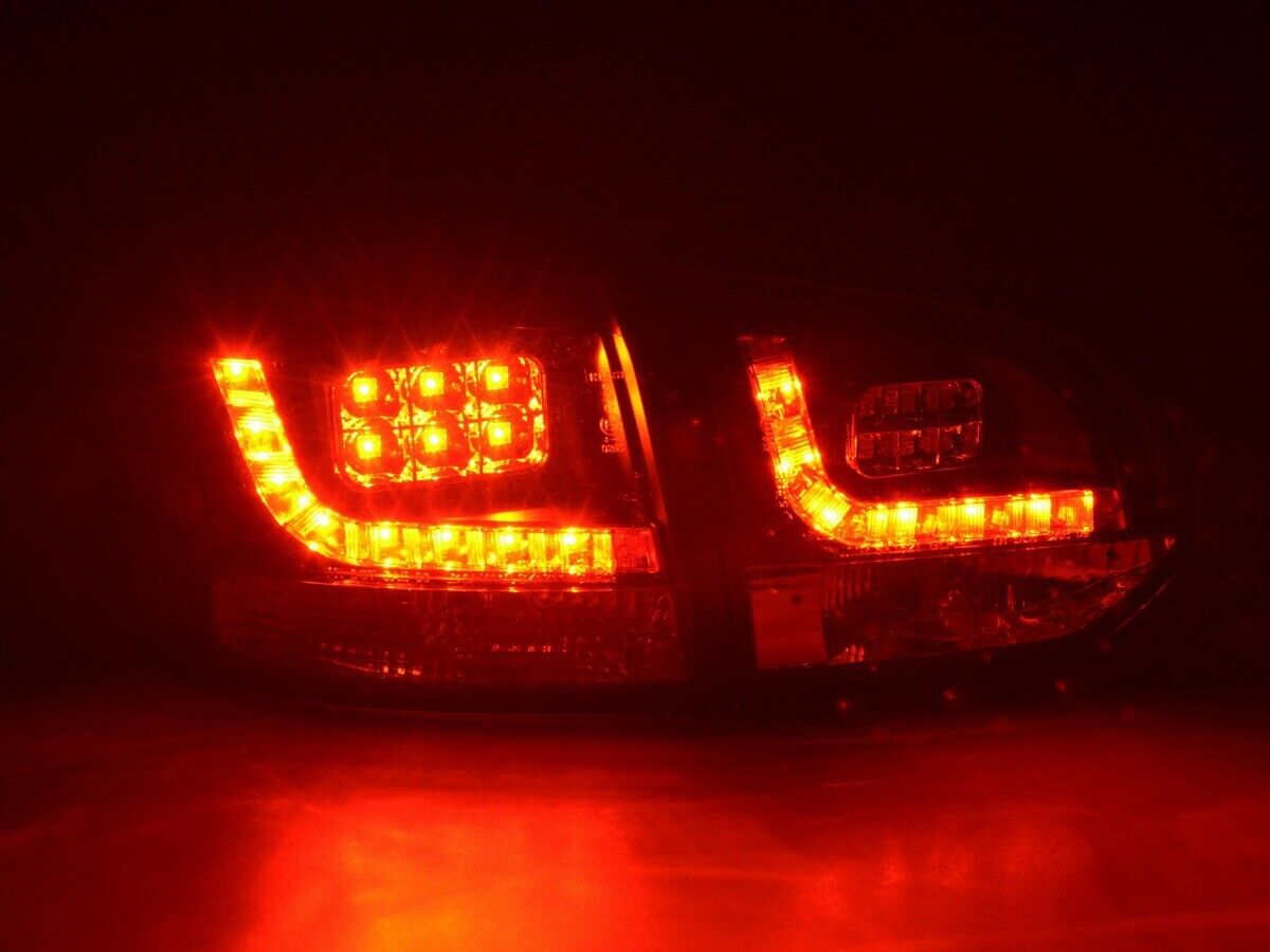 FK Pair LED Lightbar Rear Lights VW Golf 6 MK6 1K 08-12 smoke black RHD