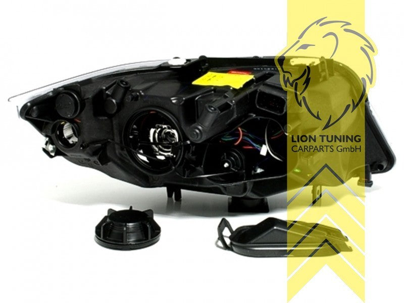 LTG DEPO LED Headlights BMW E90 Sedan E91 Touring 05-08 Black LHD