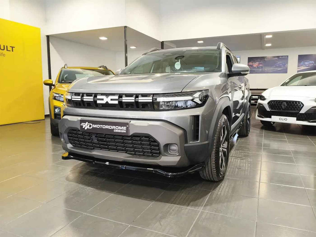 MTD Front Bumper Lower Splitter Spoiler Dacia Duster 3 Mk3 Gloss Black ABS