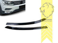 LT Headlight eyebrow covers shades trims VW Tiguan AD1 16-20 glossy black ABS