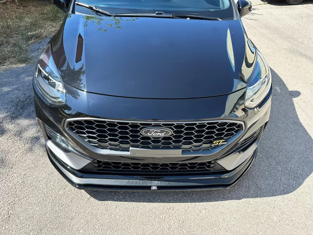 Motordrome Front Splitter Ford Fiesta ST Mk8 Facelift 21-24 Black Gloss ABS