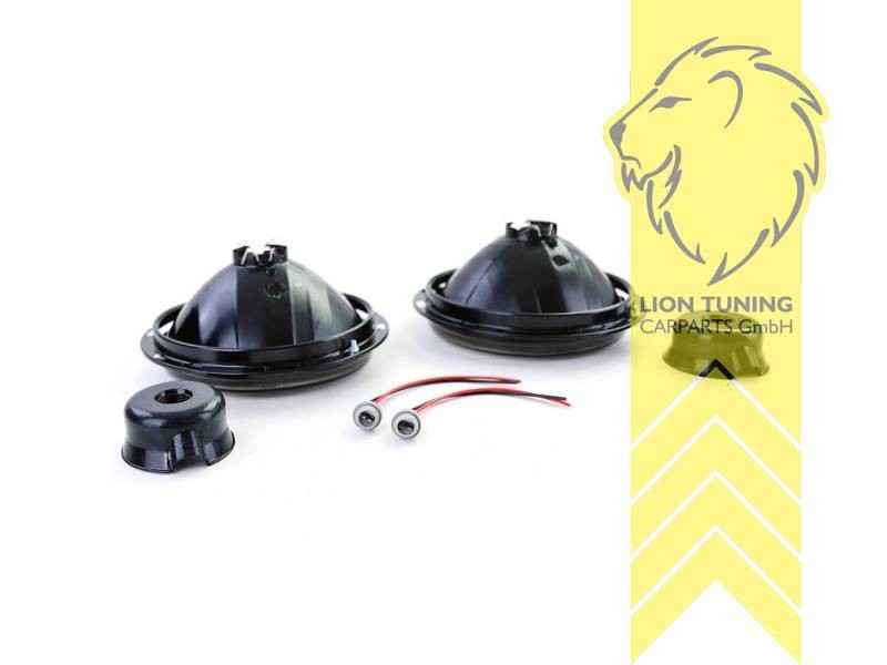 LTG Aftermarket Headlights Mazda MX5 1 MK1 NA smoke black 90-98 MX-5 Miata