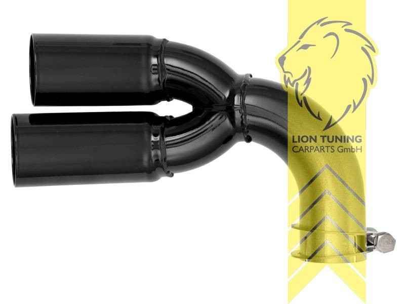 LTG Stainless steel exhaust tailpipe Twin Pipe BMW F30 F31 F32 F33 F36 11-21