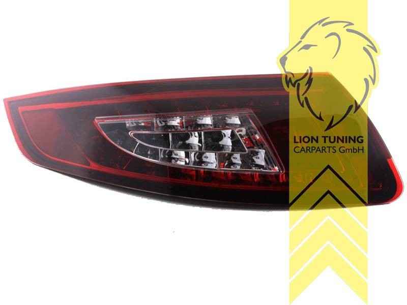 LTG Pair LED Rear Lights Tail Lamps Porsche 911 Type 997 04-08 red smoke LHD