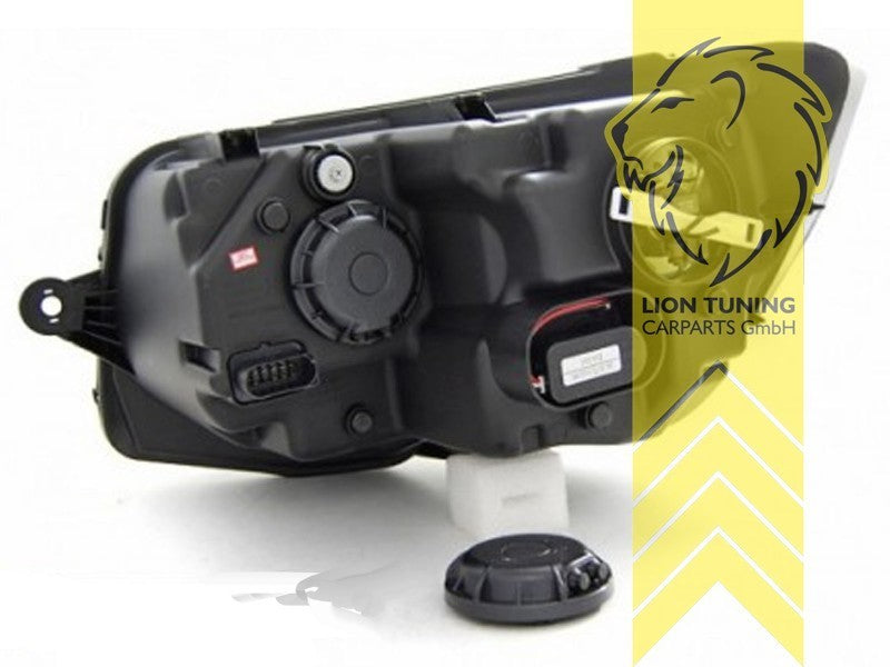 LTG Pair LED DRL Headlights VW T6 Bus Transporter Van Camper black 15-19 LHD