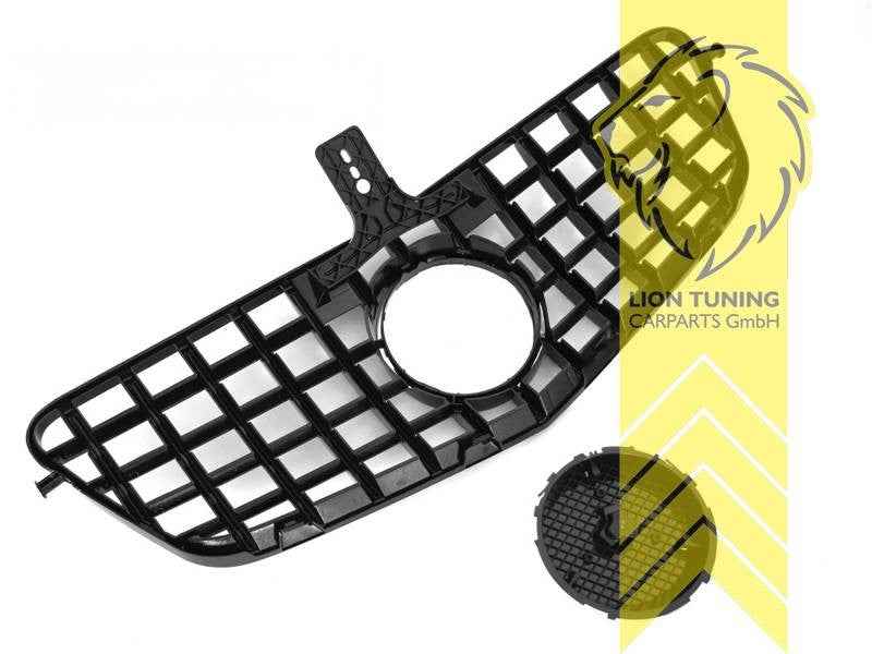 LTG radiator grille Mercedes W212 E-Class glossy black grill 09-13 ABS