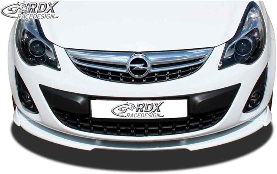 RDX Front Bumper Splitter Opel Vauxhall Corsa D Facelift 10-14 PU Unpainted