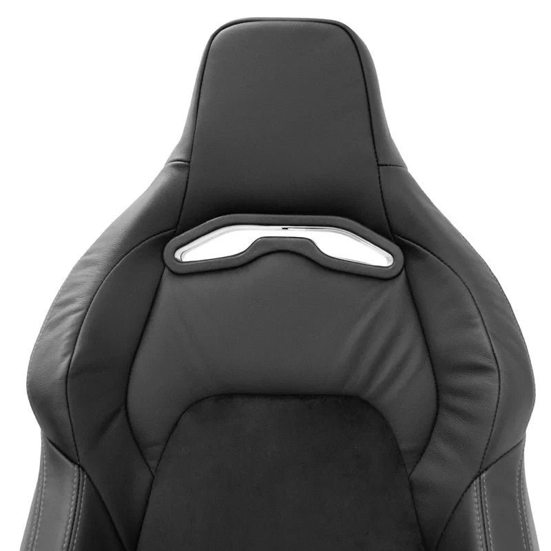 ATST x1 Universal Car Van Camper Sim Bucket Seat Black leather & alcantara