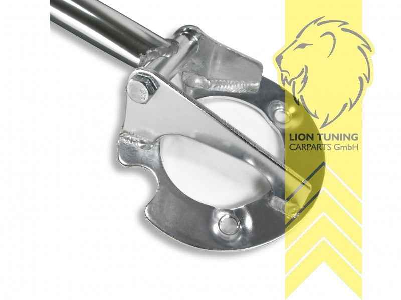 LTG Polished Aluminum Strut Brace BMW E39 Saloon Touring 6 + 8 cyl + M5 95-04