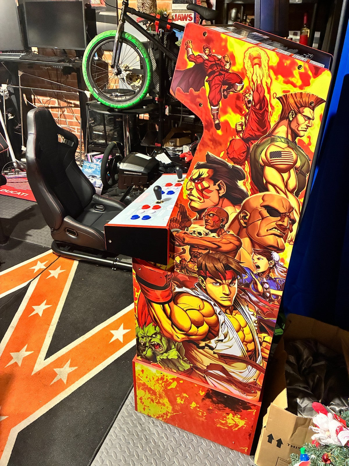 Arcade1up Capcom Street Fighter Legacy 14 Games Wi-Fi Online Arcade Machine