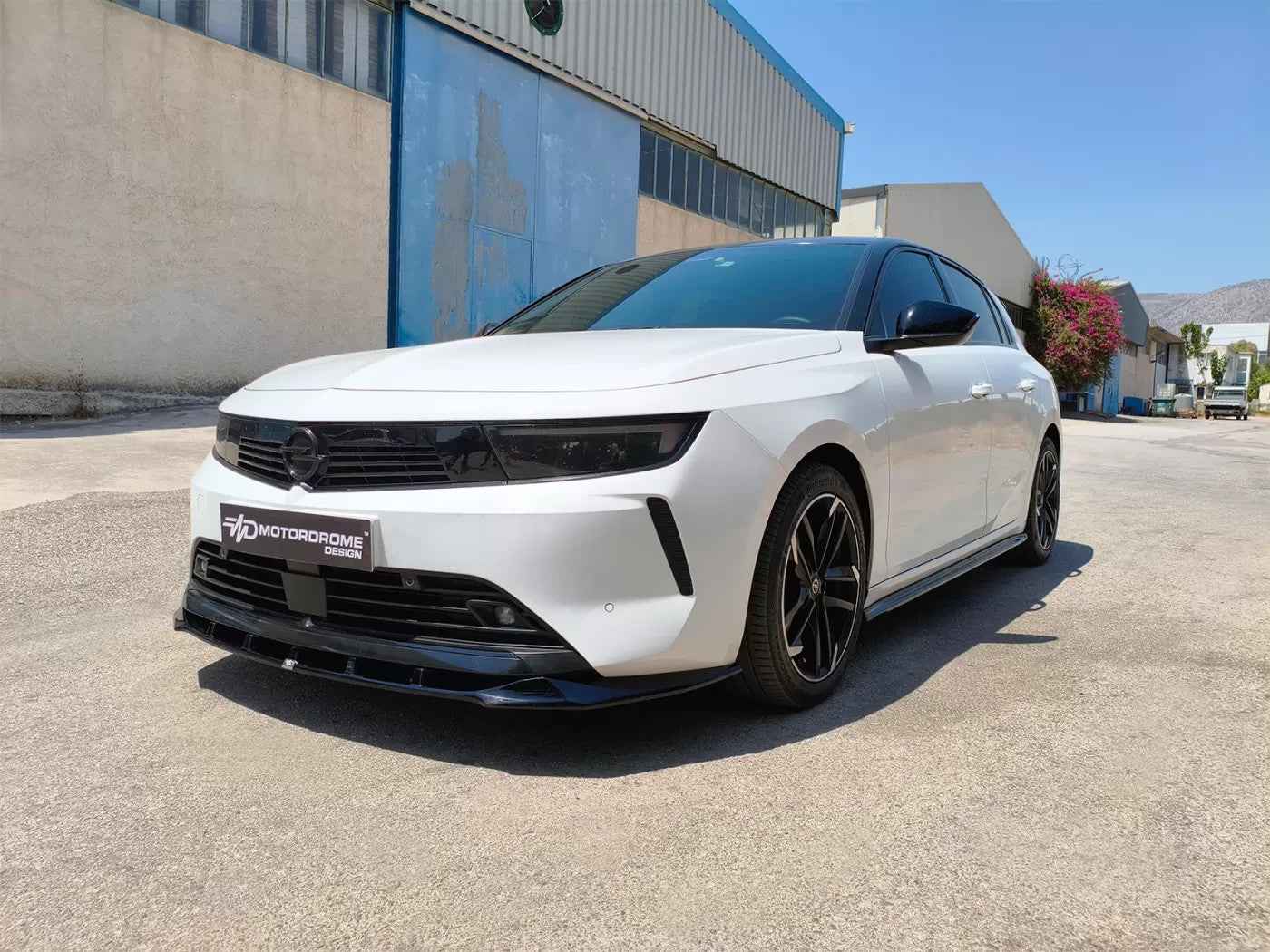 Motordrome Rear Splitter Diffusor Opel Vauxhall Astra L - Black Gloss ABS