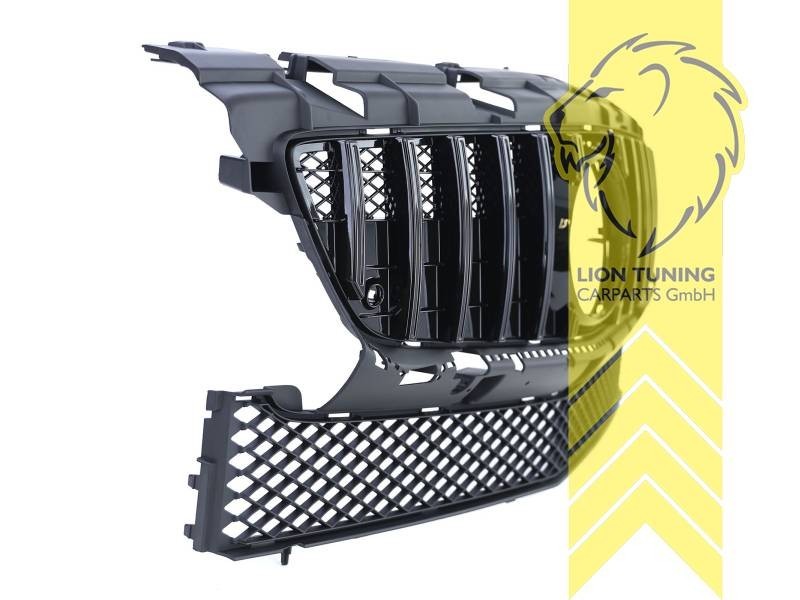 LTG radiator bumper grille Mercedes SLK R172 11-15 pre-facelift glossy black