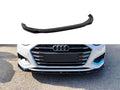 MTD Front Bumper Splitter Audi A4 B9 Facelift Sedan Avant 19-24 Gloss Black ABS