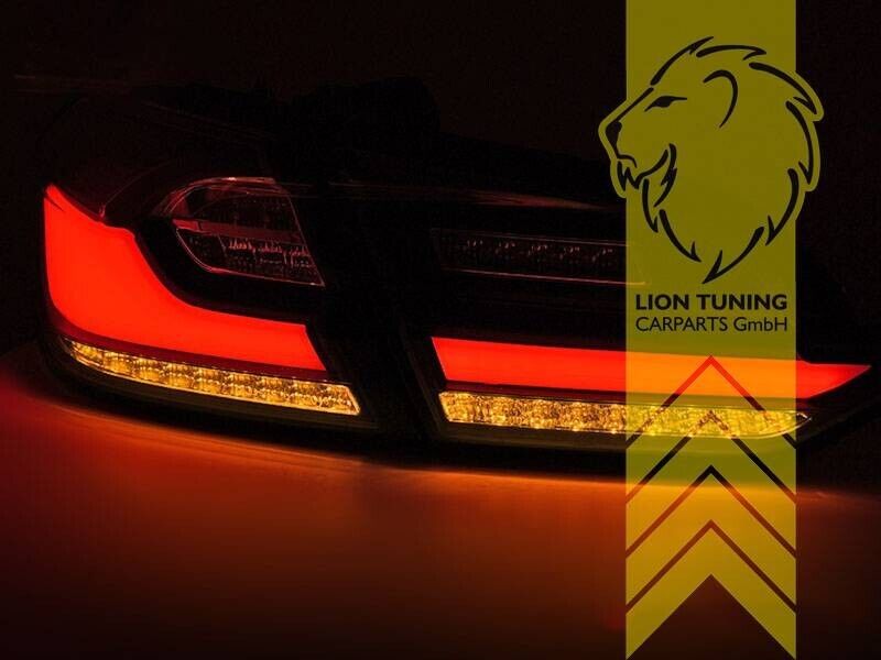 LT Pair LED DRL Lightbar Rear lights Tail Lamps Ford Fiesta 8 MK8 17-Now black smoke LHD