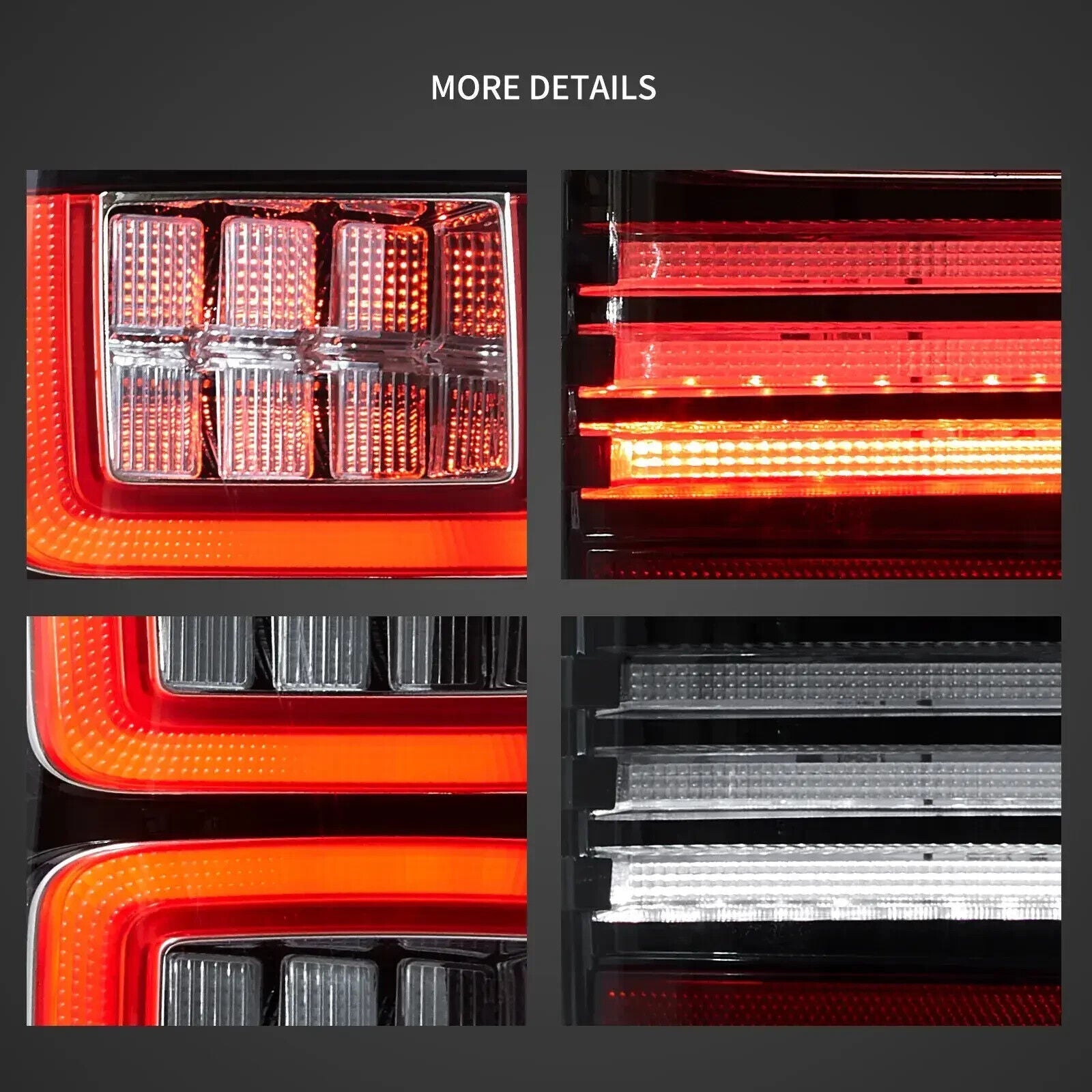 VLAND 07-13 Chevrolet Silverado 1500 2500HD 3500HD GMC Sierra Dually Rear Lights