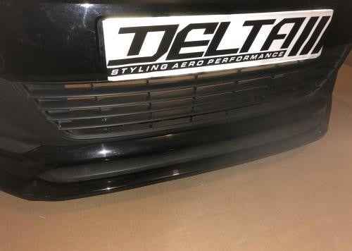 DTST UK VW Polo Front Bumper Lower Spoiler Splitter Gloss Black R-Line