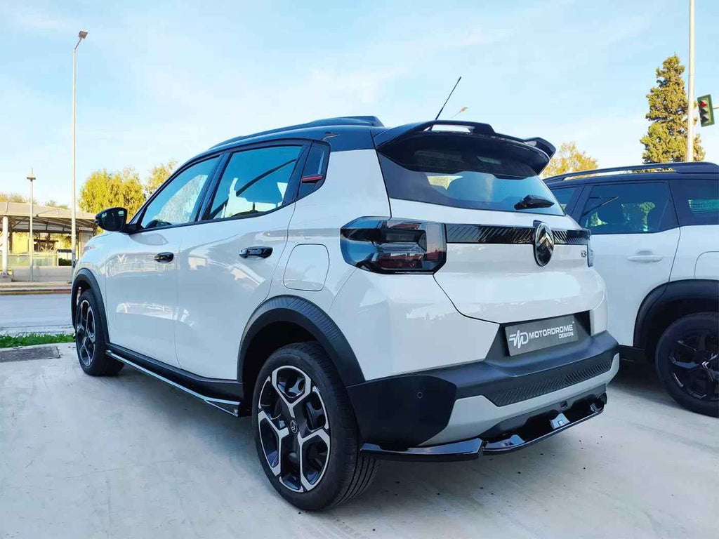 Motordrome Roof Spoiler Rear Wing Citroen C3 Mk4 24+ Gloss Black Finish