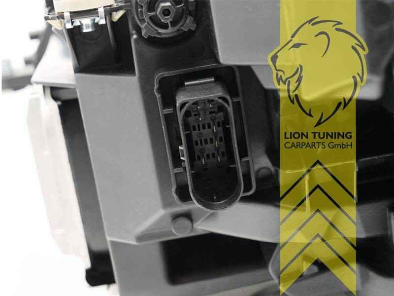 LTG Pair LED DRL Headlights Mercedes S-Class W222 13-17 black LHD